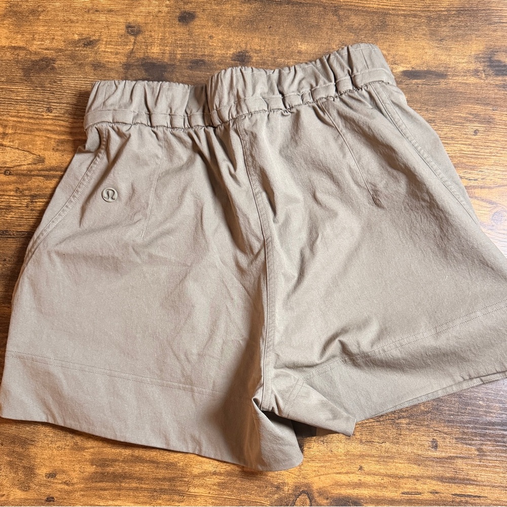 lululemon athletica Light Brown Athletic Shorts